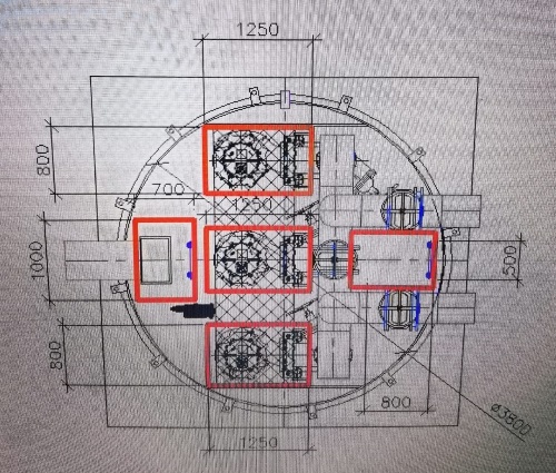 Люки для обслуживания локальных очистных сооружений ЛОС, КОС и канализационных насосных станций КНС